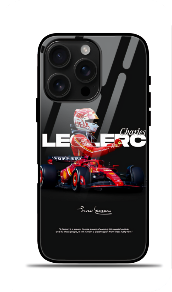 Charles Leclerc Ferrari F1 iPhone Case